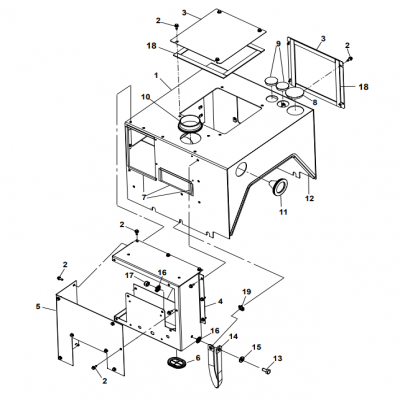 Control Housing&ldquo;40MDDCA,&rdquo;&ldquo;55MDDCB ,&rdquo;&ldquo;65MDDCC,&rdquo;&ldquo;80MDDCD,&rdquo;&ldquo;99MDDCE,&rdquo;&ldquo;40MDDCF,&rdquo;&