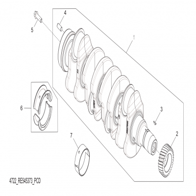 Group 47: Crankshaft, continued  第47組：曲軸，&ldquo;GM93289,&rdquo;&ldquo;GM93285,&rdquo;&ldquo;GM91650,&rdquo;&ldquo;GM85414,&rdquo;&ldquo;GM85412,&rdquo;&ldqu