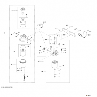 Group 81: Primary Fuel Filter, continued  第81組：燃油初級濾清器，&amp;amp;ldquo;GM93289,&amp;amp;rdquo;&amp;amp;ldquo;GM93285,&amp;amp;rdquo;&amp;amp;ldquo;GM91650,&amp;amp;rdquo;&am