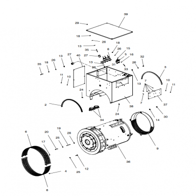 Alternator and Mounting, continued  交流發(fā)電機(jī)和安裝，&amp;amp;ldquo;GM91650,&amp;amp;rdquo;&amp;amp;ldquo;40MDDCA,&amp;amp;rdquo;&amp;amp;ldquo;55MDDCB ,&amp;amp;rdquo;&amp;amp;ldq