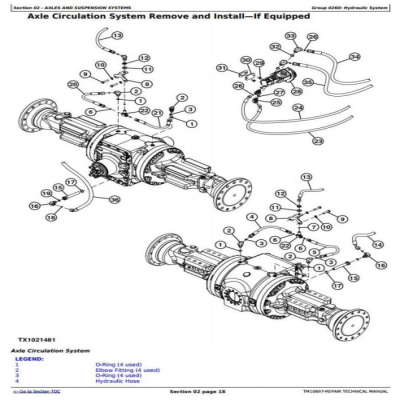 約翰迪爾 724K 4WD 裝載機(jī) （SN.-641522） w.Engines 6090HDW03， 6090HDW09 維修手冊 （TM10697）