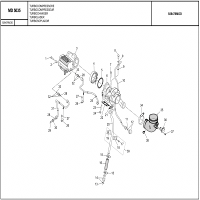 MANITOU MHT-X 790曼尼通礦用叉車 約翰迪爾4045HMC85發(fā)動(dòng)機(jī)渦輪 增壓 器