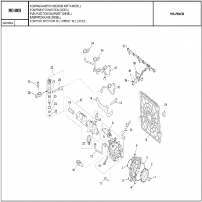 MANITOU MHT-X 790曼尼通礦用叉車 約翰迪爾4045HMC85發(fā)動(dòng)機(jī)燃油噴射設(shè)備 （柴油）