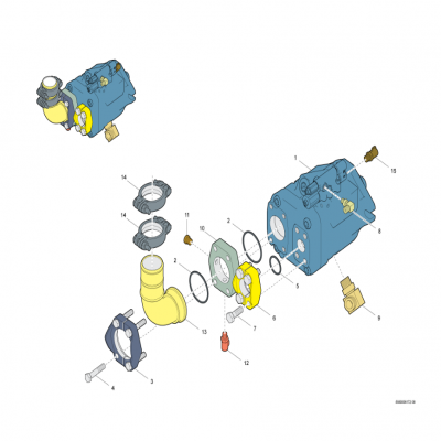 安百拓Epiroc ST7 地下鏟運(yùn)機(jī) 泵組 - 主泵組
