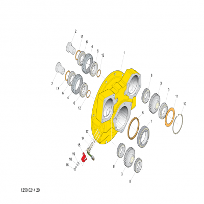安百拓Epiroc ST7 地下鏟運(yùn)機(jī) 變速箱蓋板 - 前蓋組件