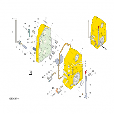安百拓Epiroc ST7 地下鏟運(yùn)機(jī) 變速箱-輸出組 -軸